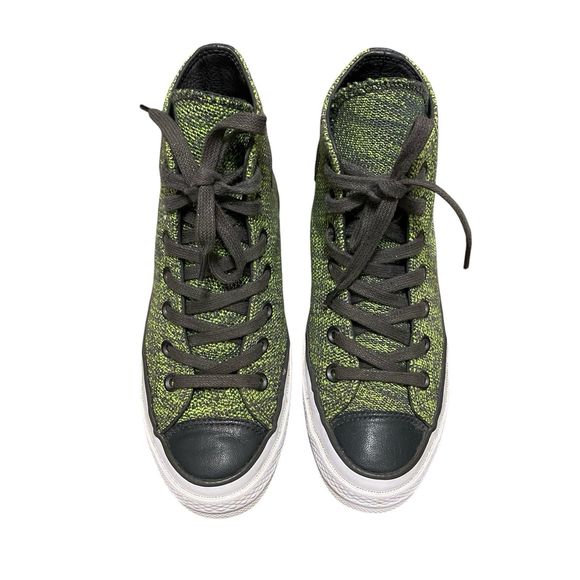 Converse Chuck Taylor Women 6 EU 36.5 Green Knit High Top Comfort Lace Up - Picture 4 of 7